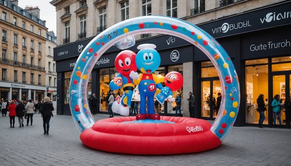Vitribulle : la vitrine gonflable innovante pour mettre en valeur vos produits